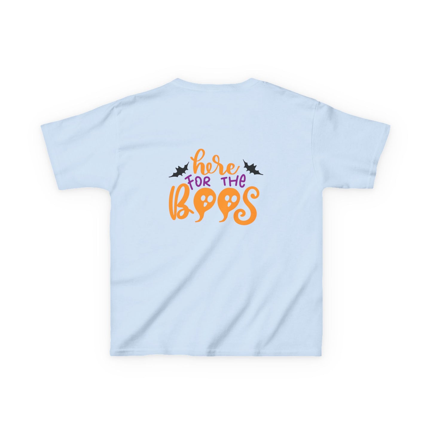 Halloween Kids Tee – "Here for the Boos" | Collection Elegance Wear Kids