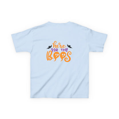 Halloween Kids Tee – "Here for the Boos" | Collection Elegance Wear Kids