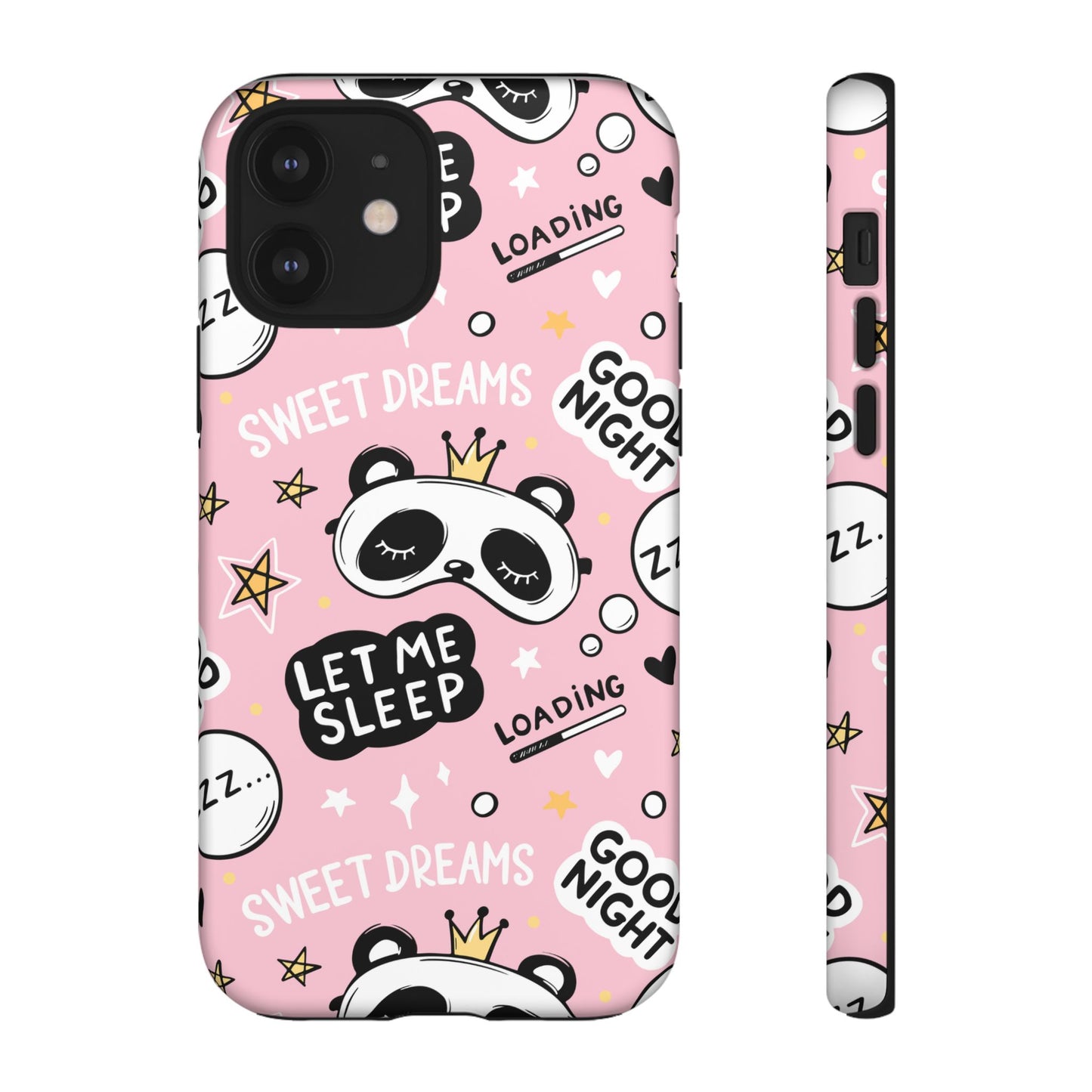 Cute Panda Phone Case | Let Me Sleep Design | Nighttime Gift, Phone Accessory, Sweet Dreams, Sleep Lovers, Fun Decor
