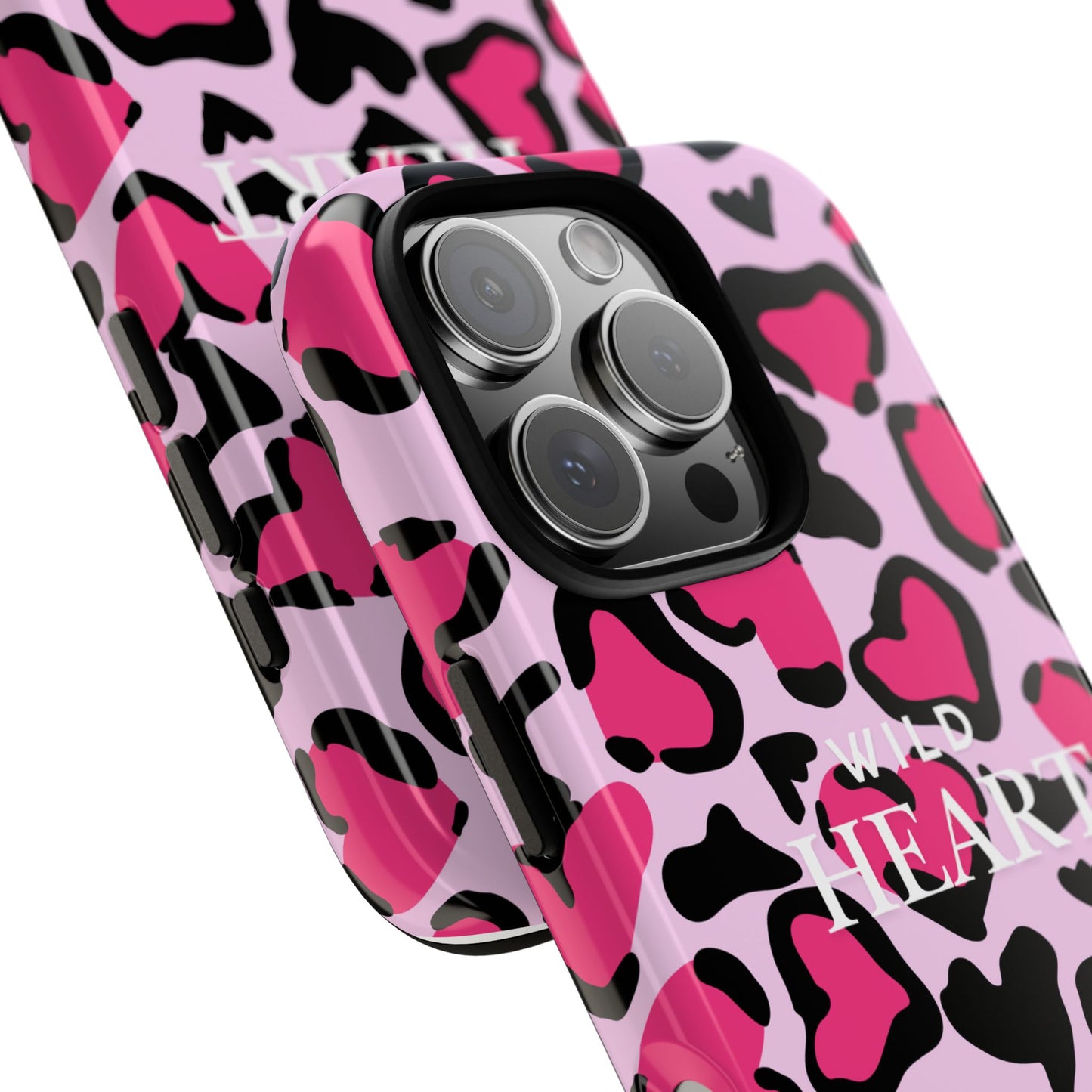 Heart Print Tough Phone Case – Collection Elegance Cover