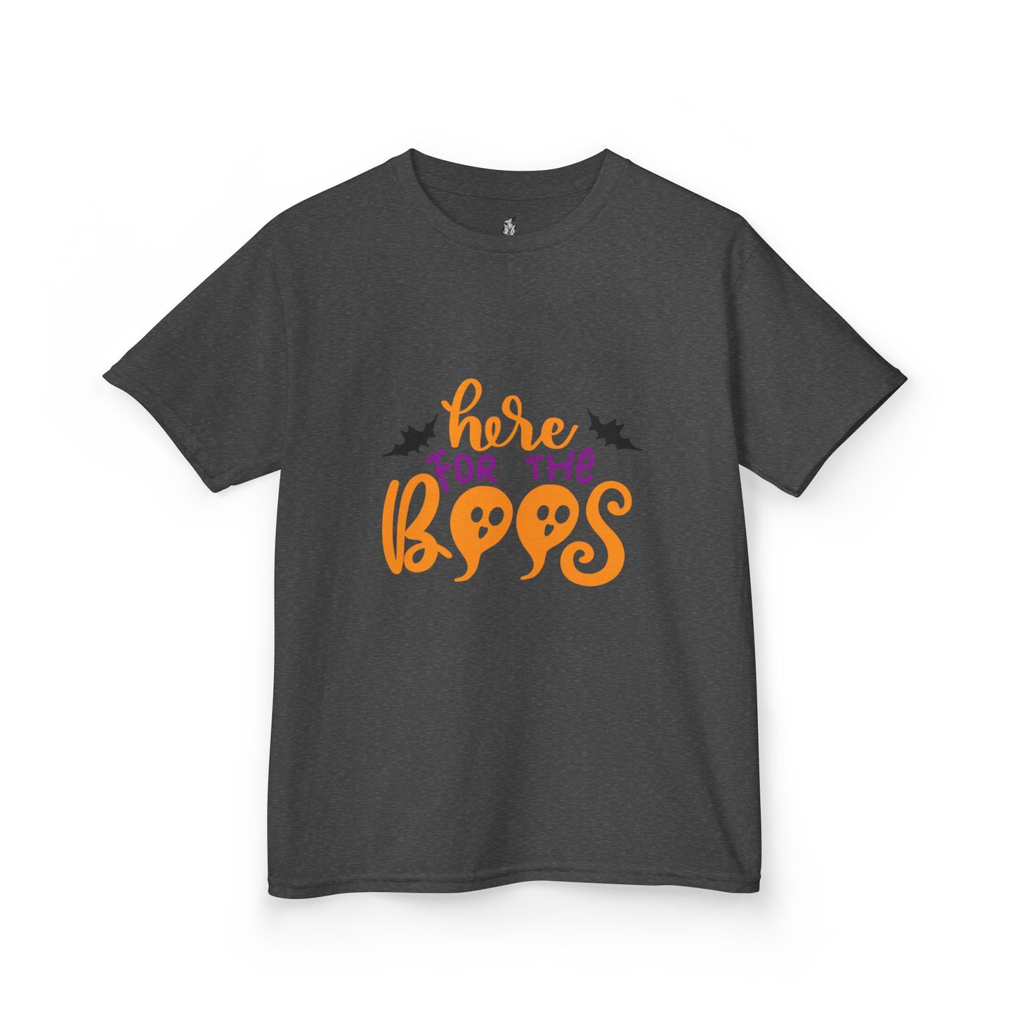 Halloween Kids Tee – "Here for the Boos" | Collection Elegance Wear Kids