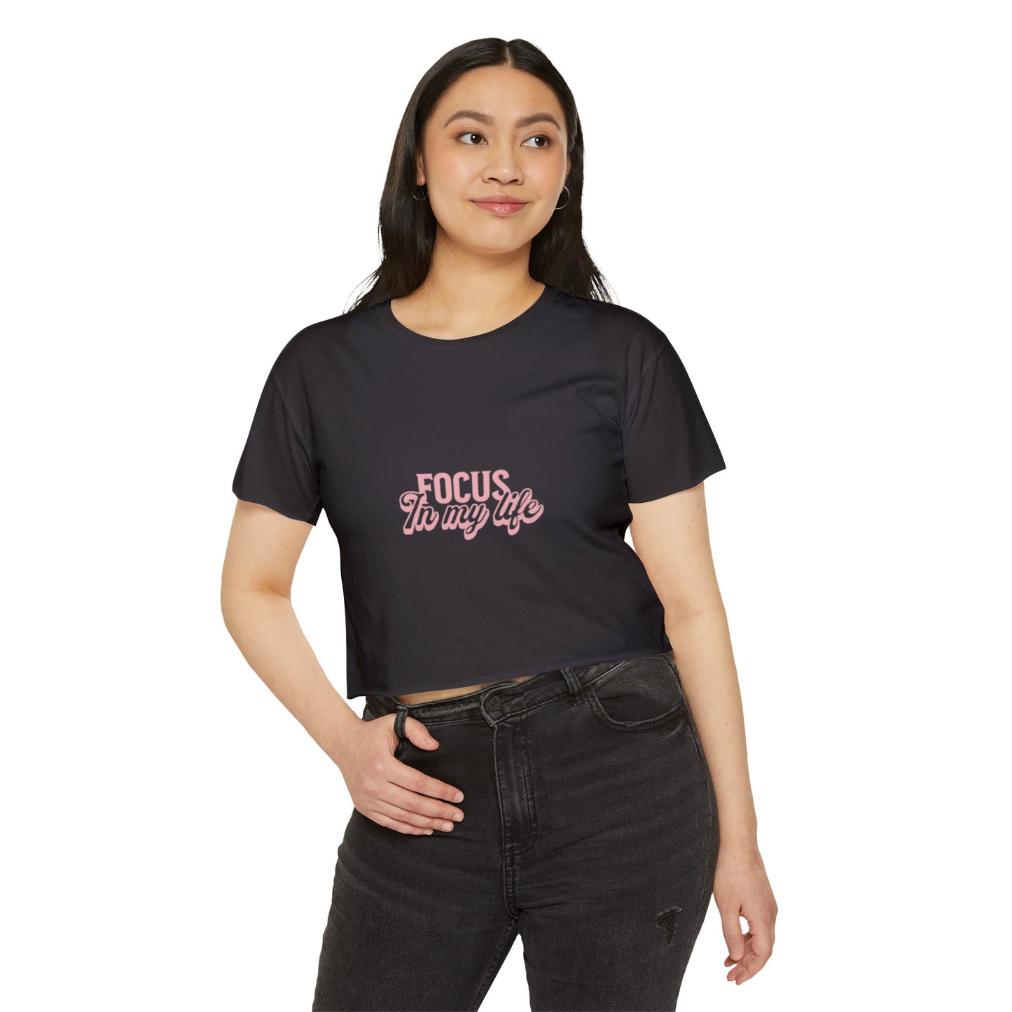 Festival CropFestival Crop Top – Focus In My Life | T-shirt Femme