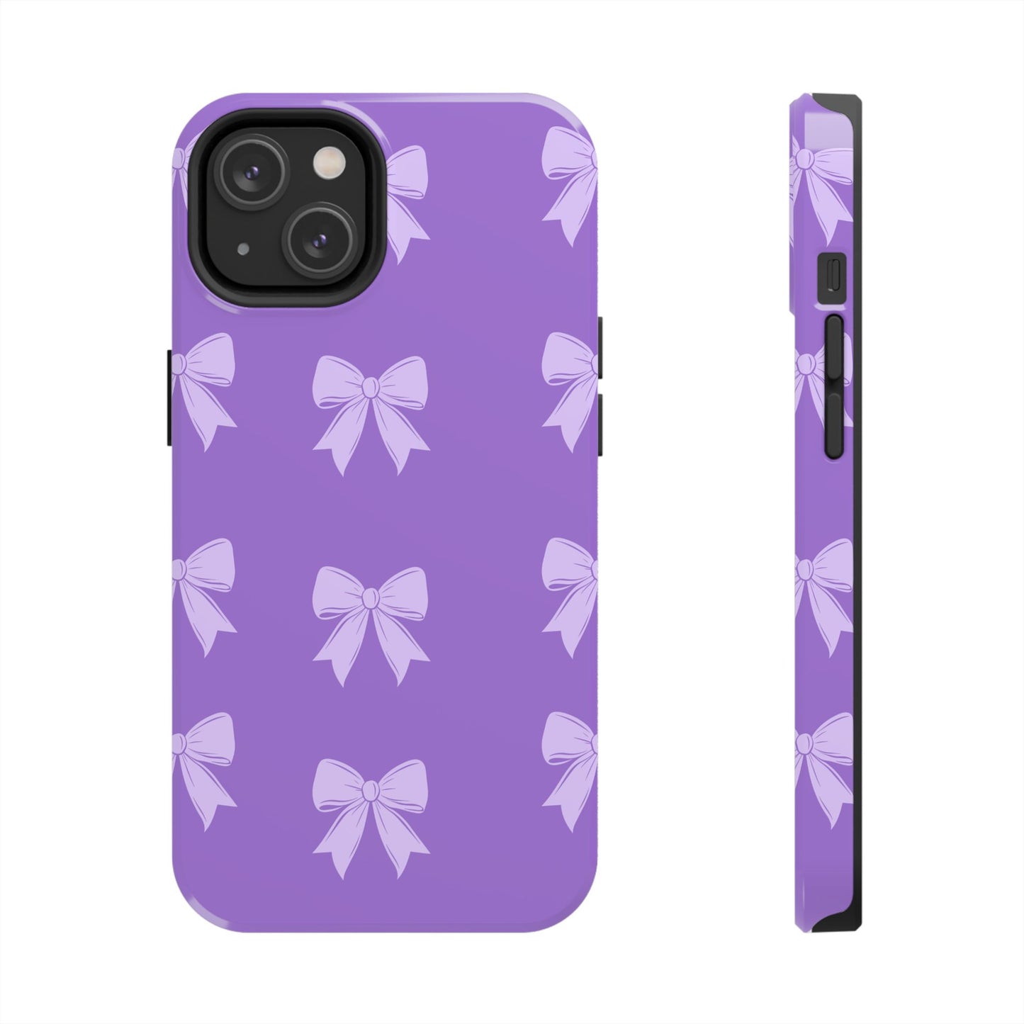 Coque téléphone Violet Ribbons – Collection Elegance Cover