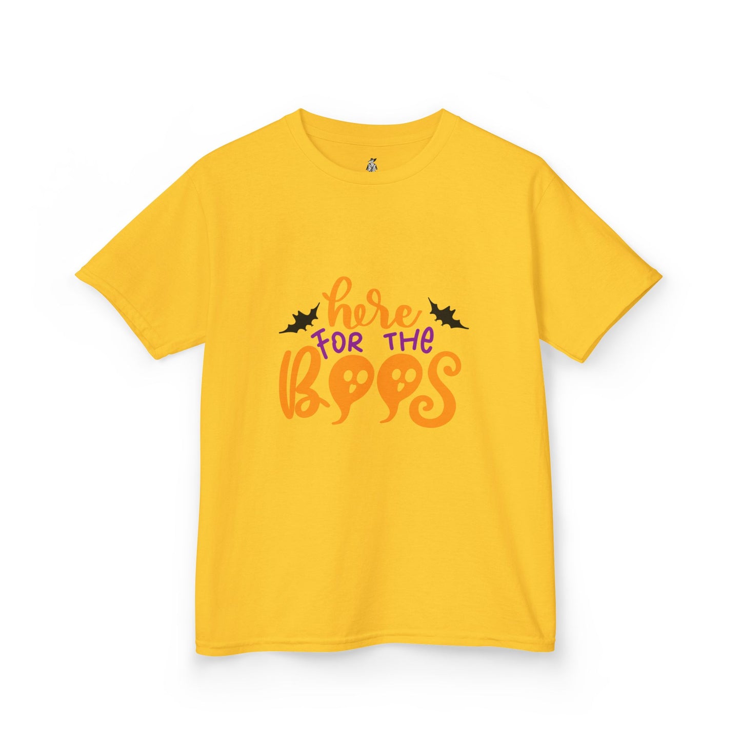 Halloween Kids Tee – "Here for the Boos" | Collection Elegance Wear Kids
