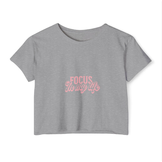 Festival CropFestival Crop Top – Focus In My Life | T-shirt Femme
