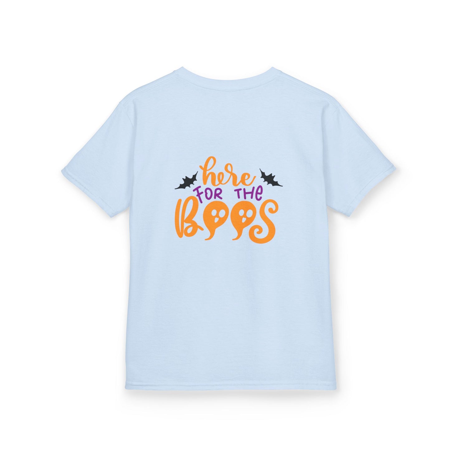 Halloween Kids Tee – "Here for the Boos" | Collection Elegance Wear Kids