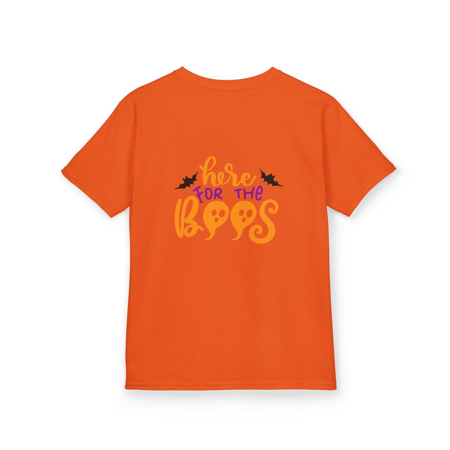 Halloween Kids Tee – "Here for the Boos" | Collection Elegance Wear Kids