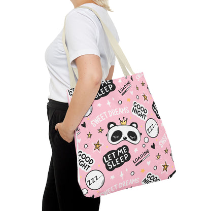 Sweet Dreams Panda Tote Bag – Collection Elegance Bags