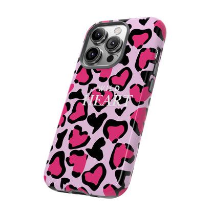 Heart Print Tough Phone Case – Collection Elegance Cover
