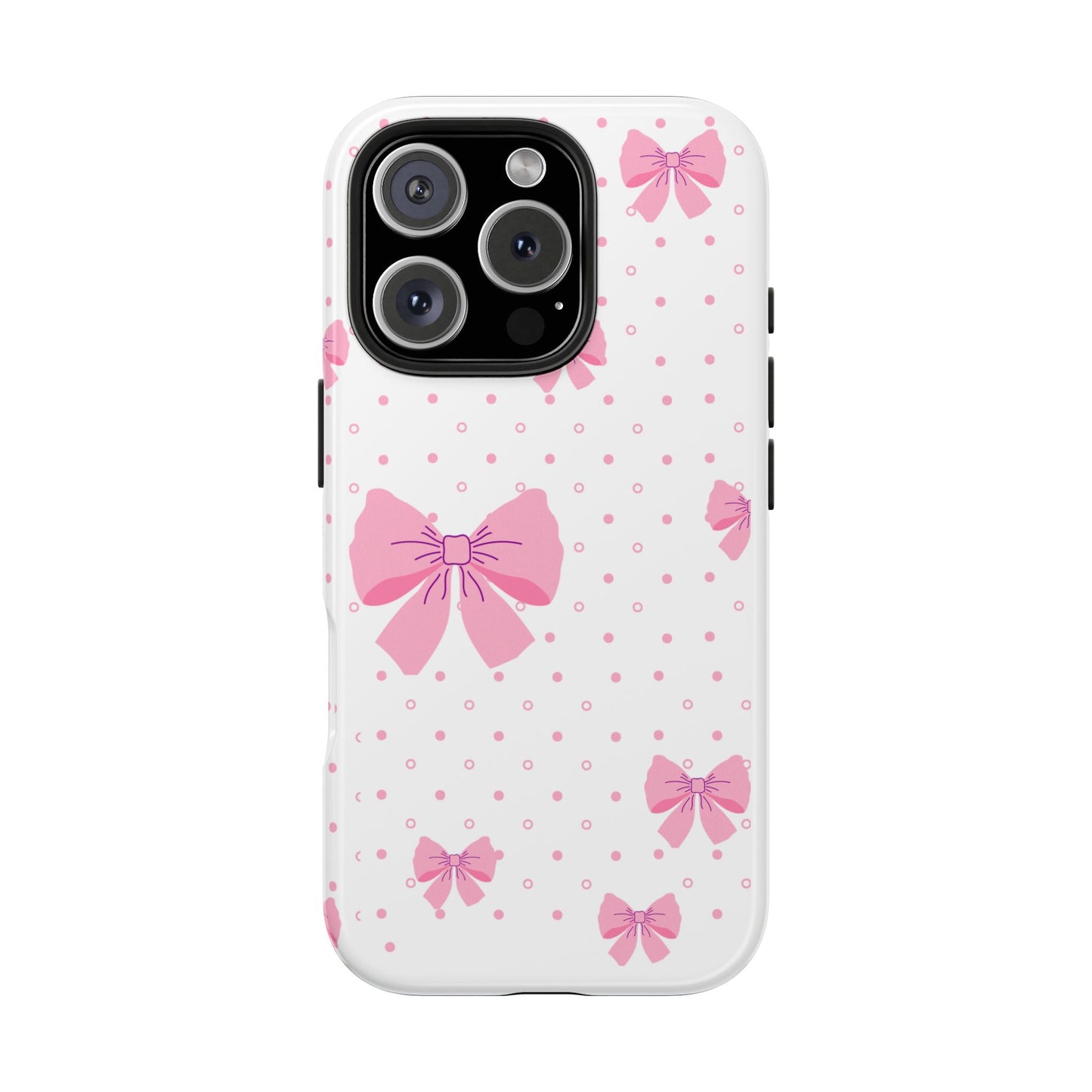 Coque téléphone Pink Bow – Collection Elegance Cover