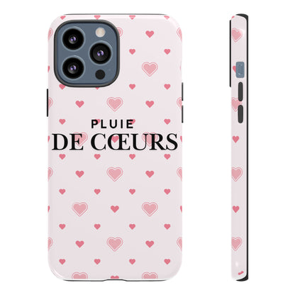 Cute Heart Pattern Phone Case - Tough Cases, iPhone Cover, Valentine’s Gift, Heart Print Phone Accessory, Gift for Her, Love Theme