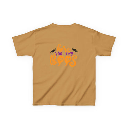 Halloween Kids Tee – "Here for the Boos" | Collection Elegance Wear Kids
