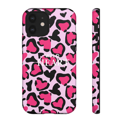 Heart Print Tough Phone Case – Collection Elegance Cover