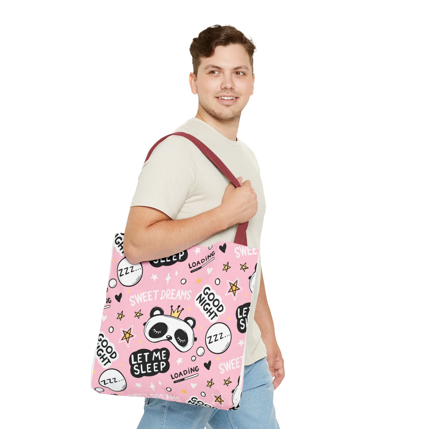 Sweet Dreams Panda Tote Bag – Collection Elegance Bags