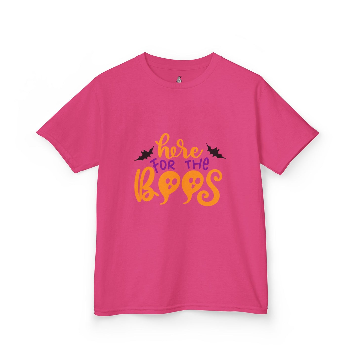 Halloween Kids Tee – "Here for the Boos" | Collection Elegance Wear Kids