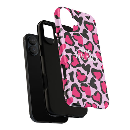 Heart Print Tough Phone Case – Collection Elegance Cover
