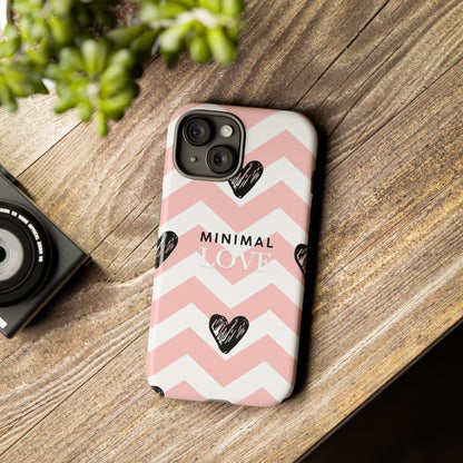 Pink Heart Phone Case – Collection Elegance Cover