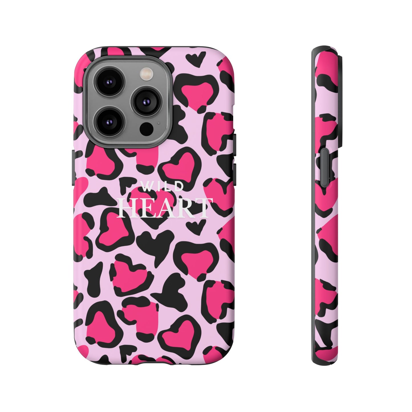 Heart Print Tough Phone Case – Collection Elegance Cover