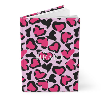 Wild Heart Hardcover Journal - Matte Finish, Cute Stationery Gift, Personalized Planner, Inspirational Notebook, Valentine’s Day Gift