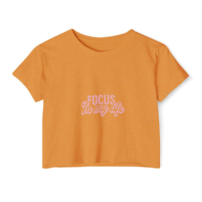 Festival CropFestival Crop Top – Focus In My Life | T-shirt Femme