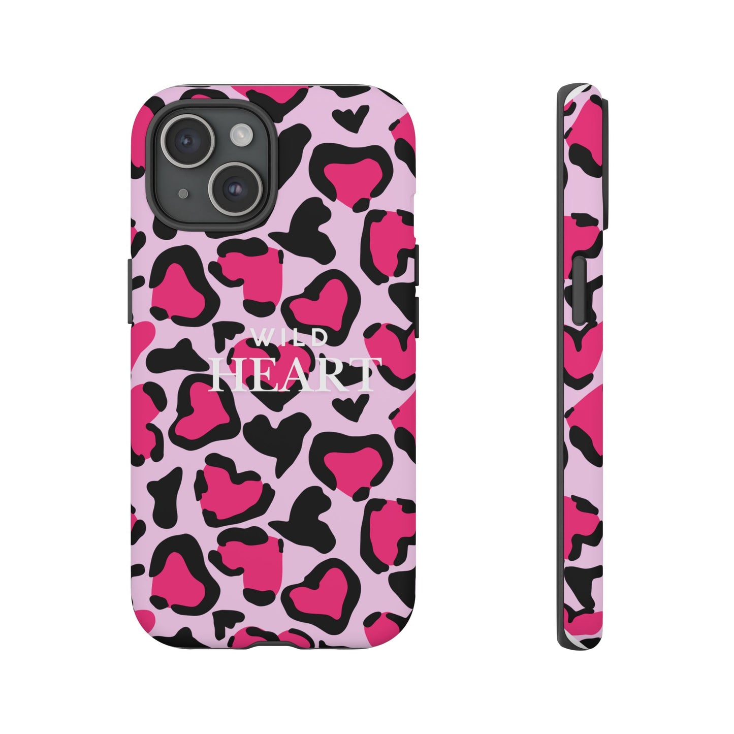 Heart Print Tough Phone Case – Collection Elegance Cover