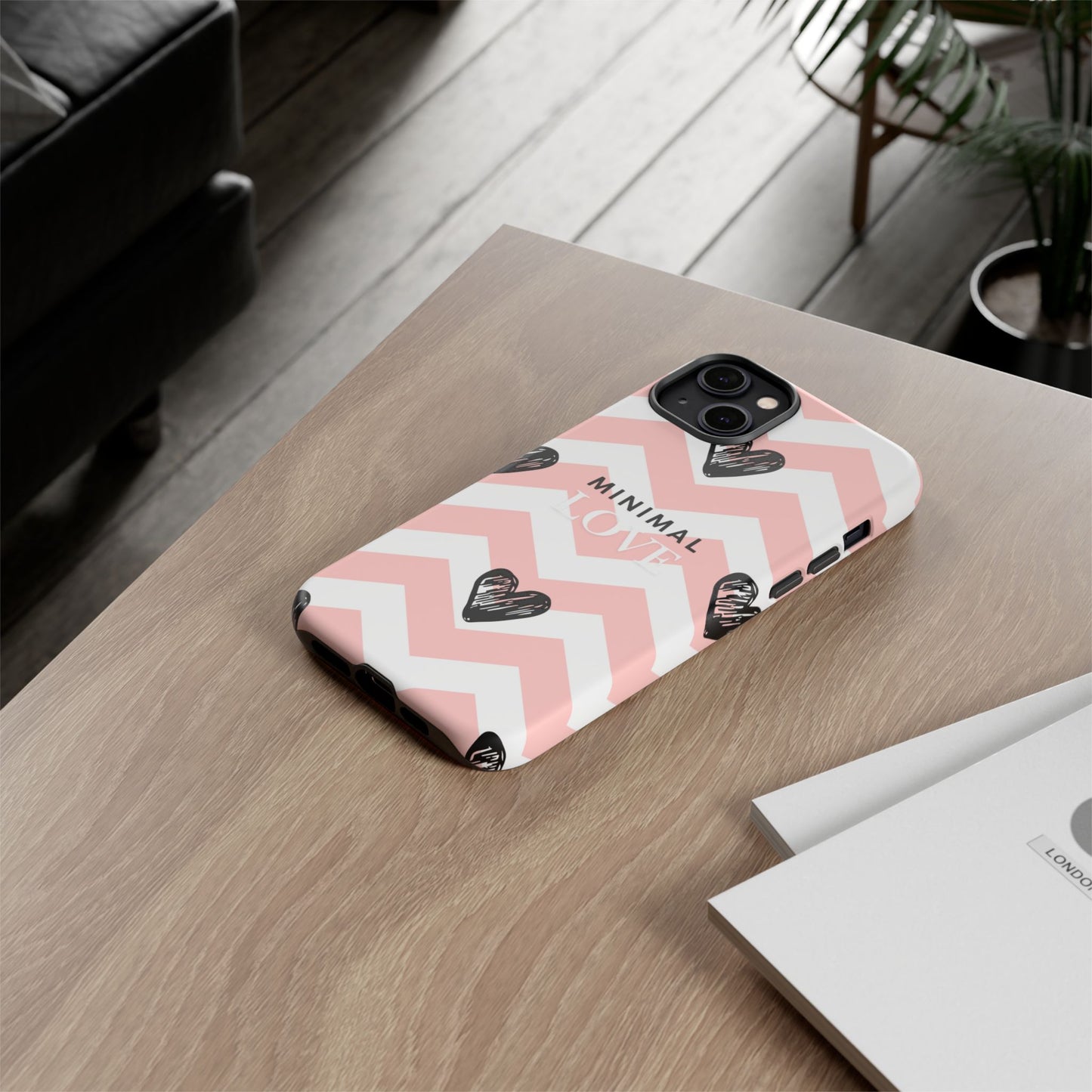 Pink Heart Phone Case – Collection Elegance Cover