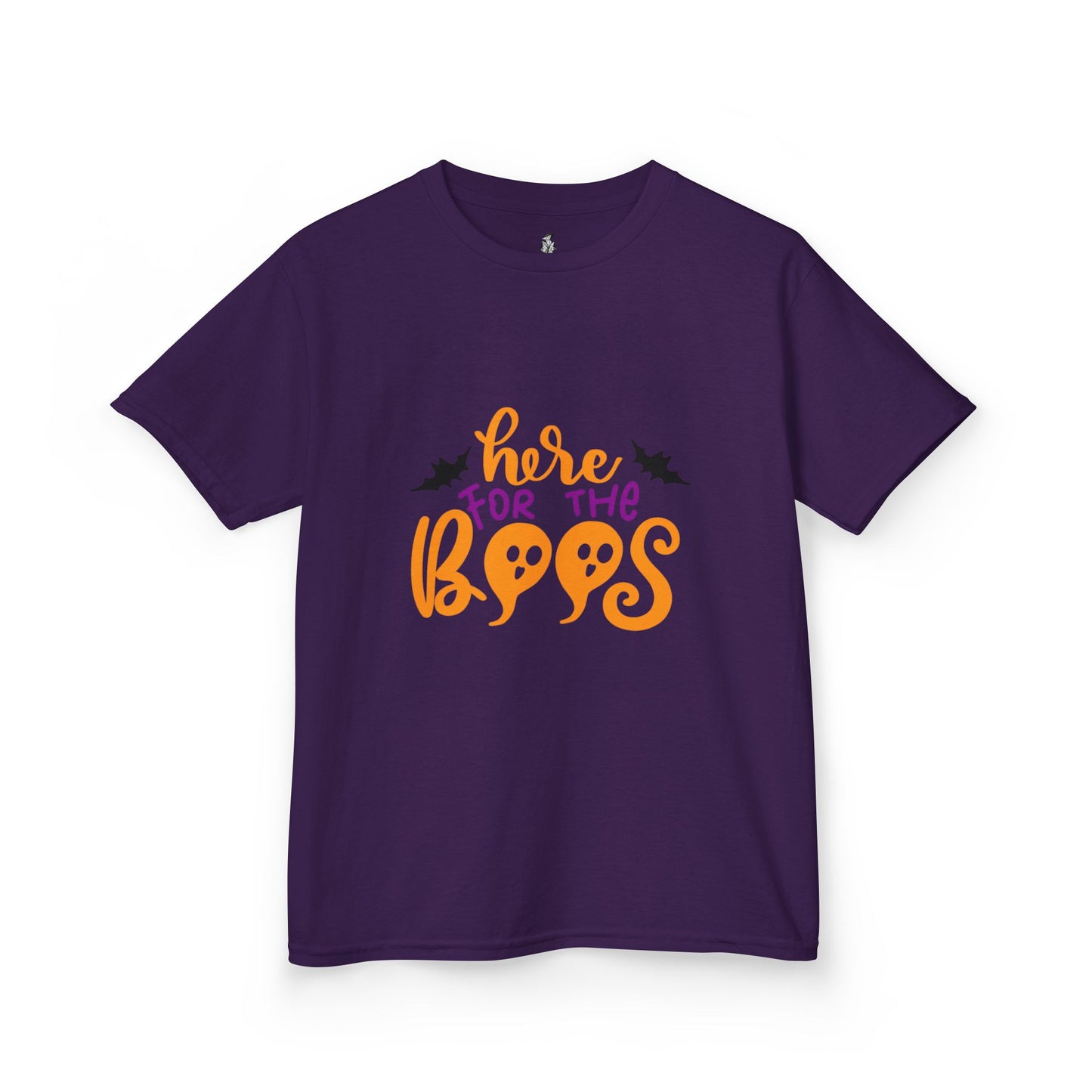 Halloween Kids Tee – "Here for the Boos" | Collection Elegance Wear Kids
