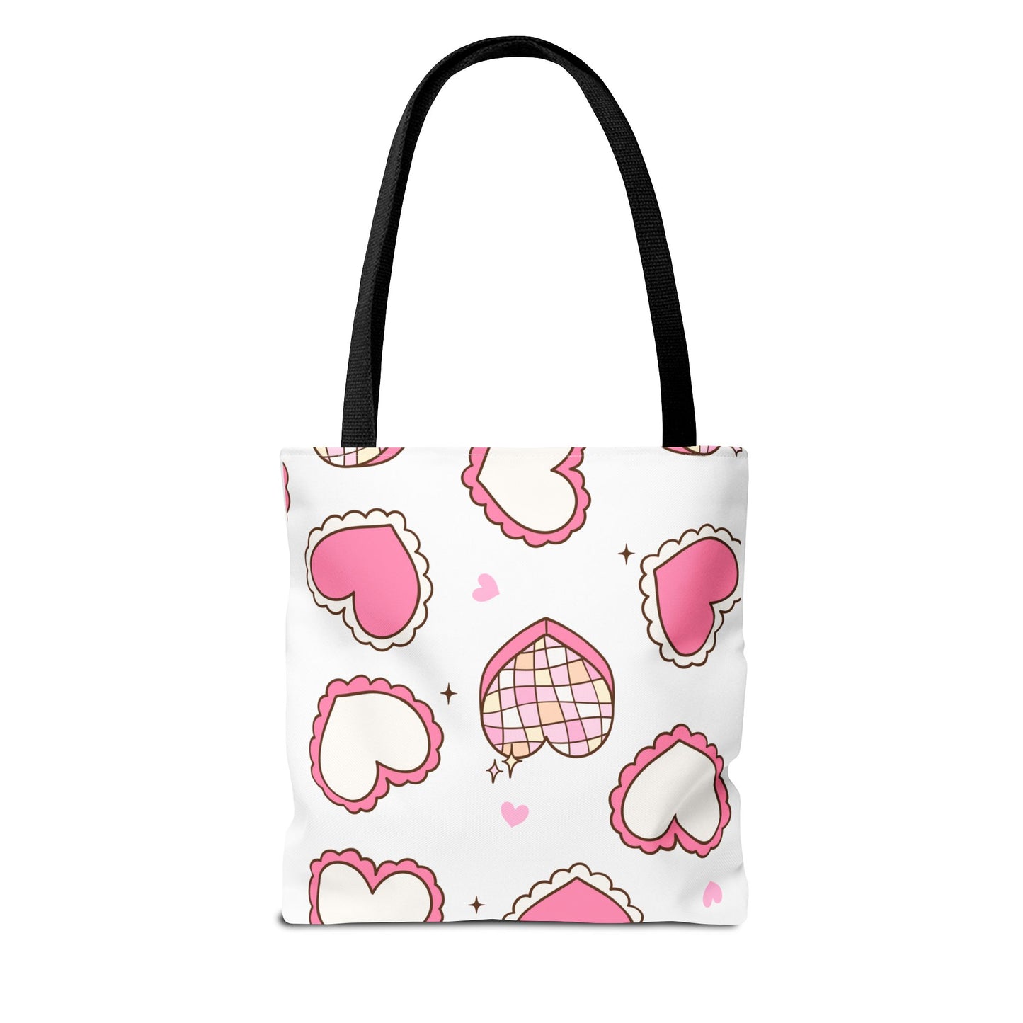 Heart Print Tote Bag – Collection Elegance Bags
