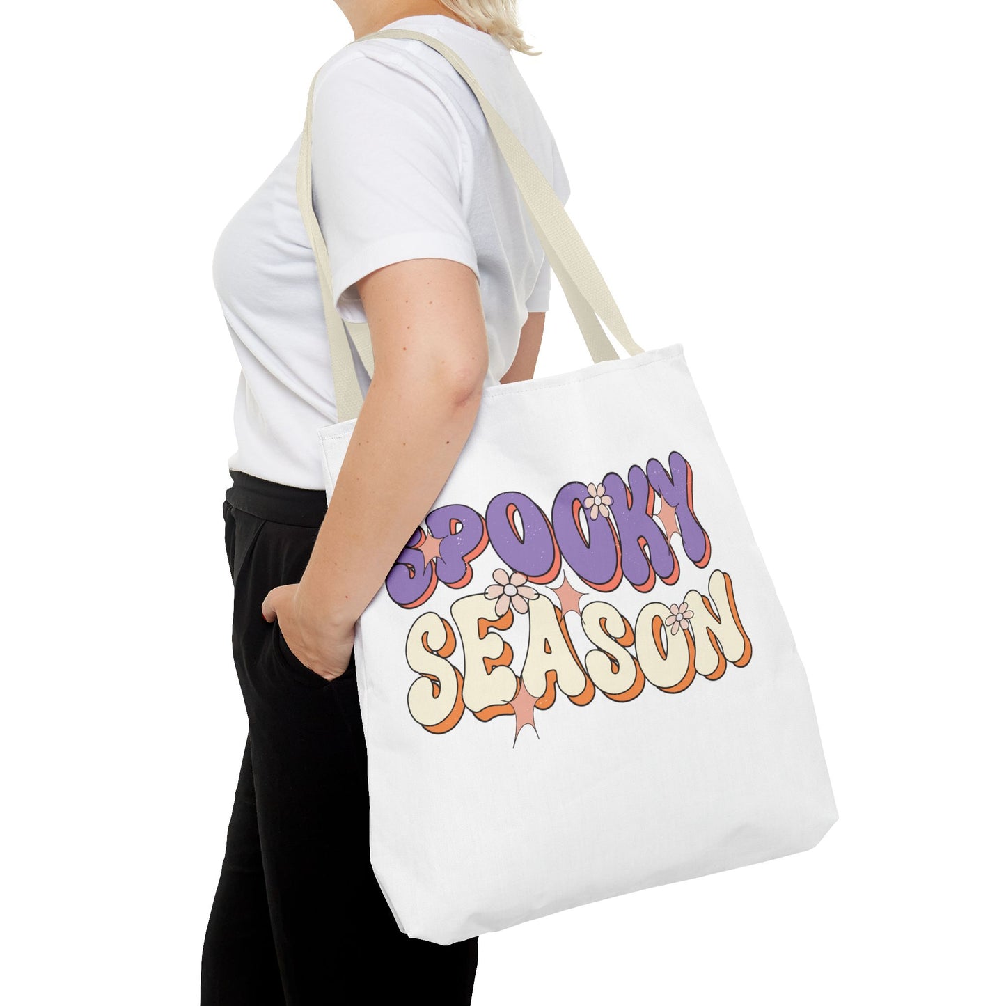 Spooky Season Tote Bag – Sac fourre-tout tendance pour l’automne et Halloween
