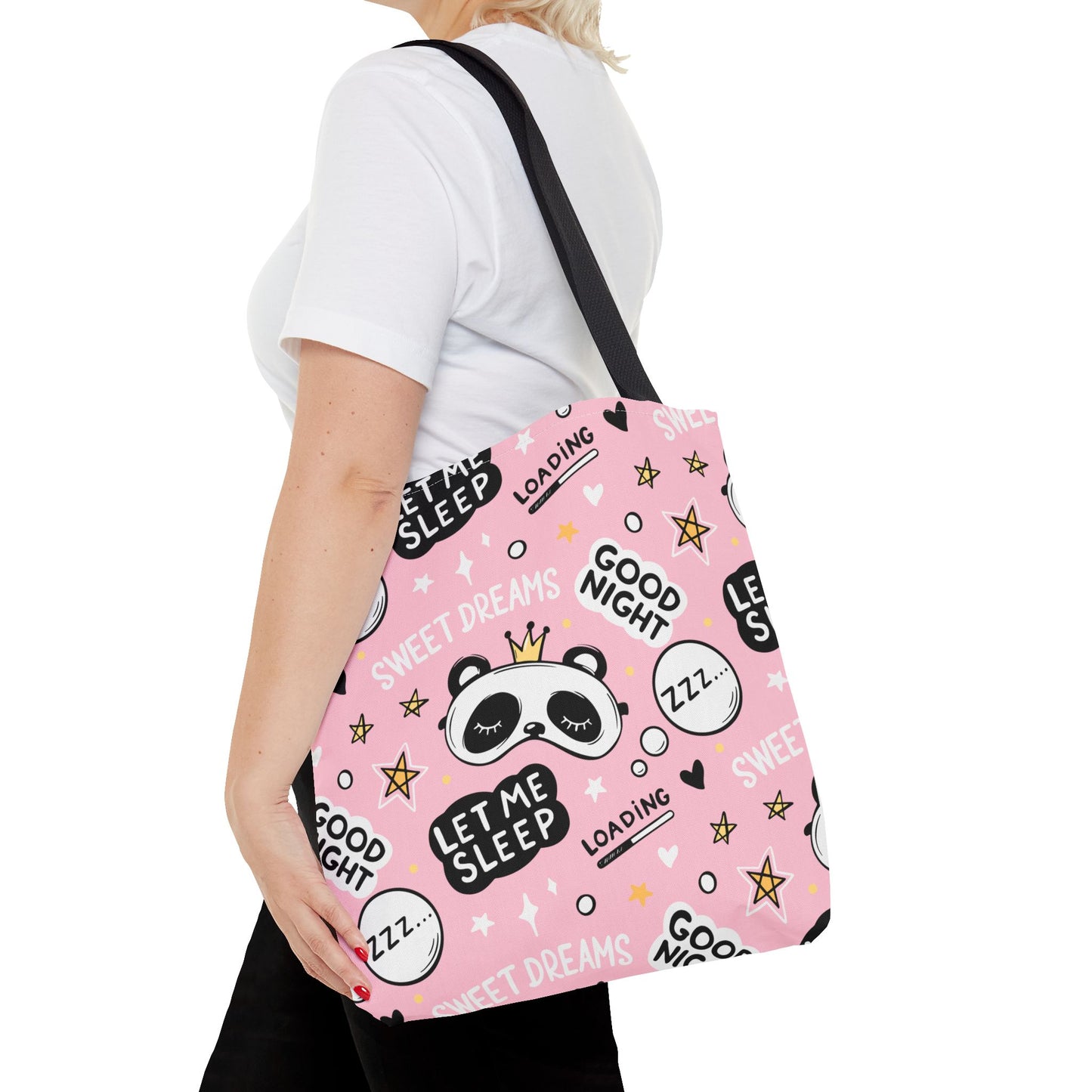 Sweet Dreams Panda Tote Bag – Collection Elegance Bags