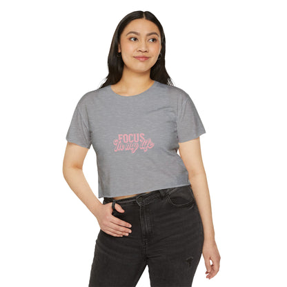 Festival CropFestival Crop Top – Focus In My Life | T-shirt Femme