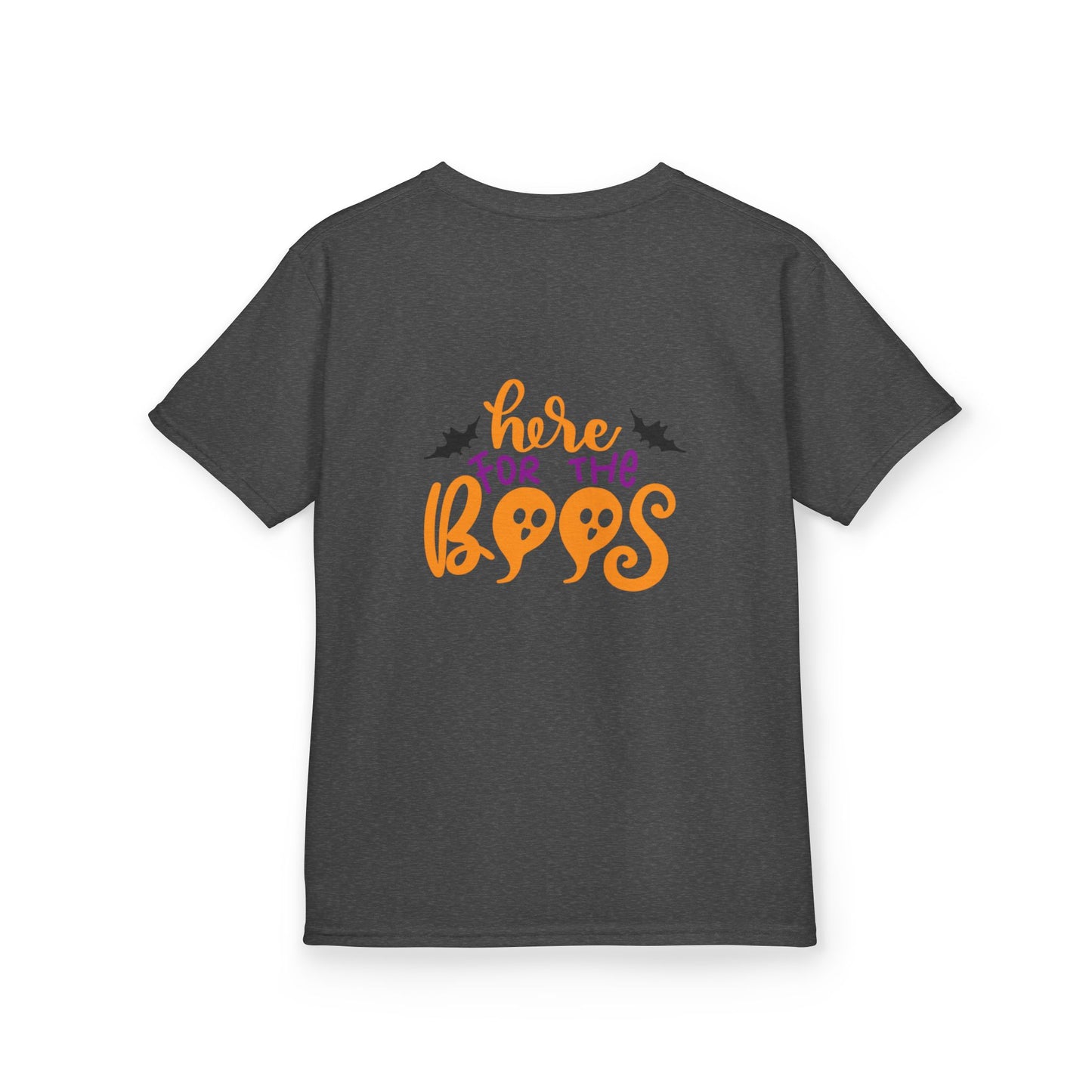 Halloween Kids Tee – "Here for the Boos" | Collection Elegance Wear Kids