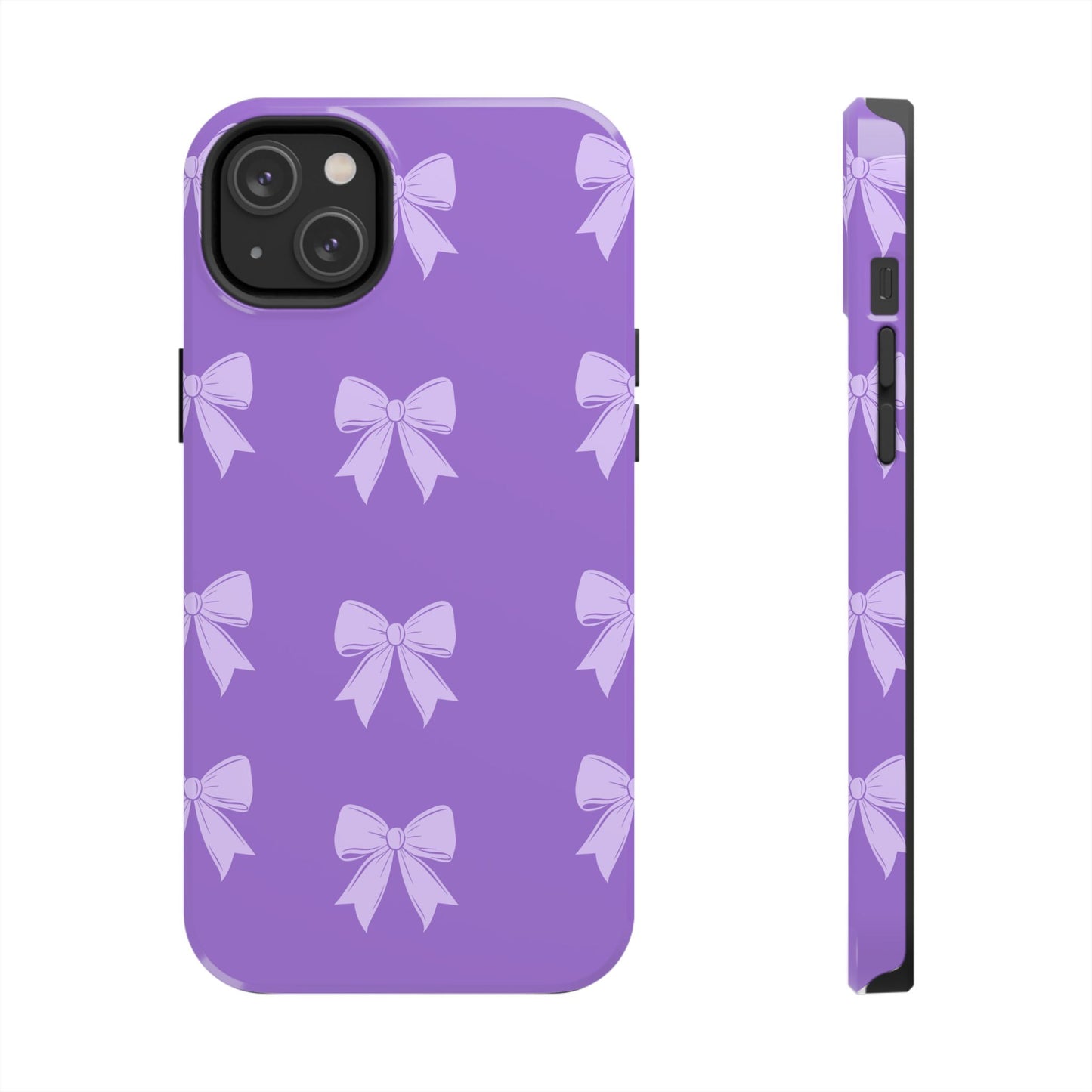 Coque téléphone Violet Ribbons – Collection Elegance Cover