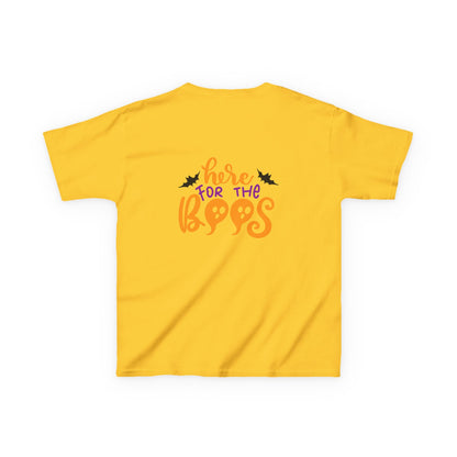 Halloween Kids Tee – "Here for the Boos" | Collection Elegance Wear Kids