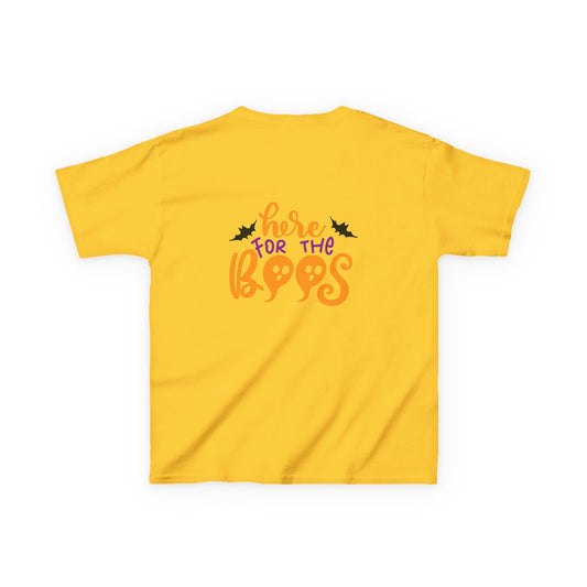 Halloween Kids Tee – "Here for the Boos" | Collection Elegance Wear Kids