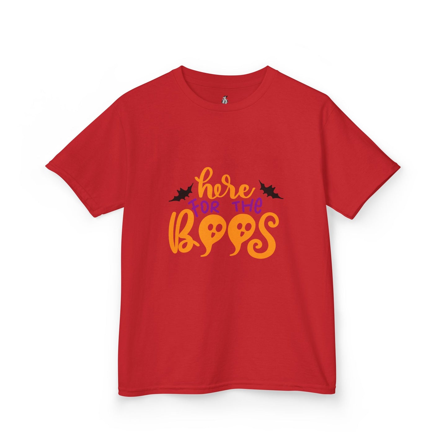 Halloween Kids Tee – "Here for the Boos" | Collection Elegance Wear Kids