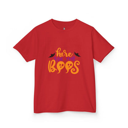 Halloween Kids Tee – "Here for the Boos" | Collection Elegance Wear Kids