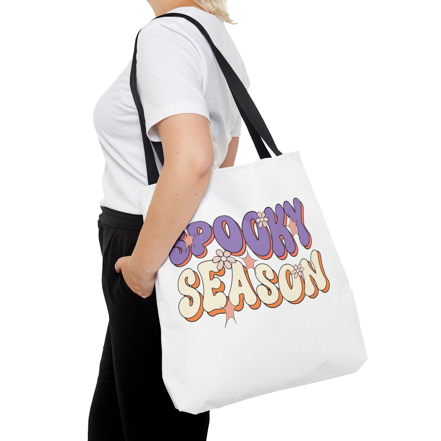 Spooky Season Tote Bag – Sac fourre-tout tendance pour l’automne et Halloween