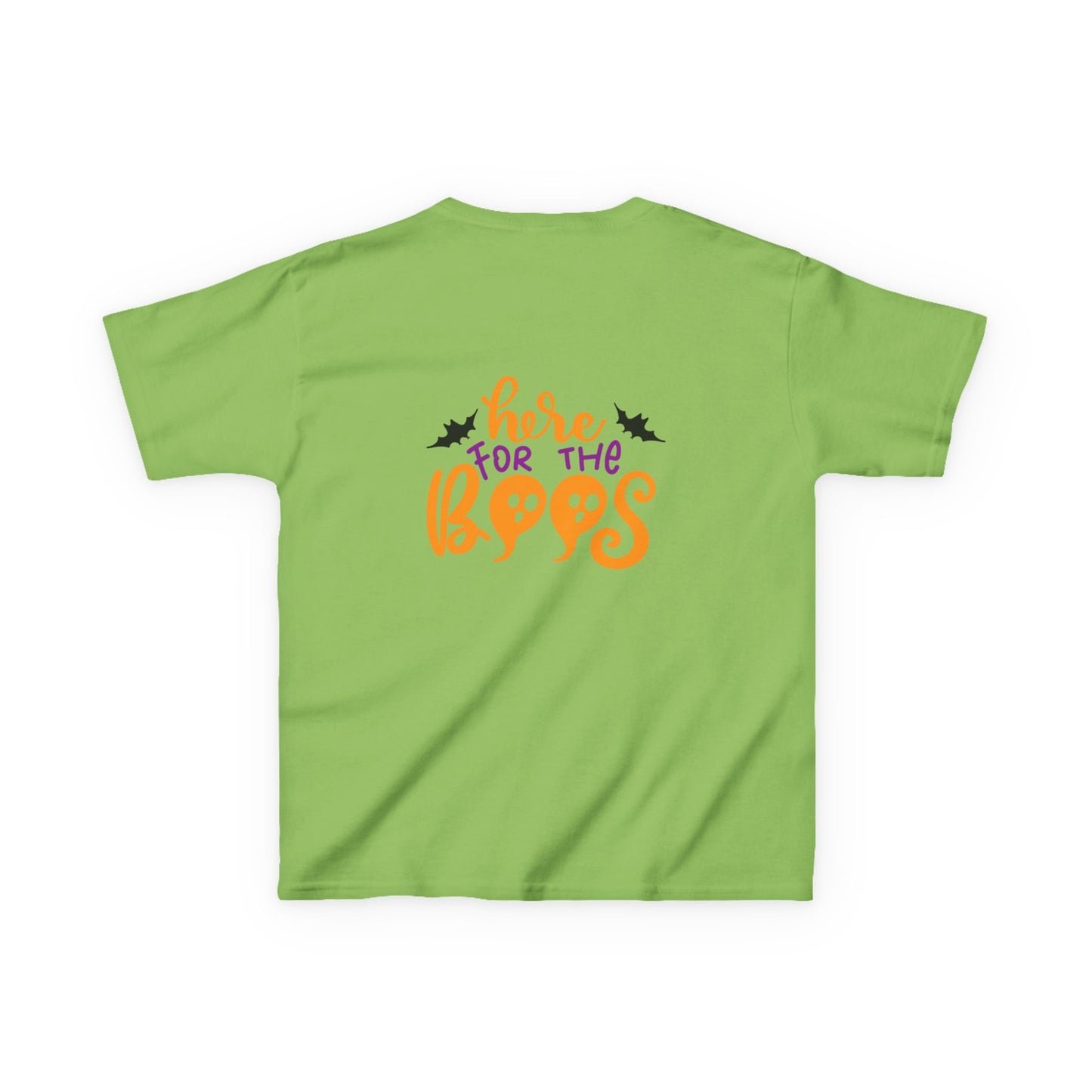 Halloween Kids Tee – "Here for the Boos" | Collection Elegance Wear Kids