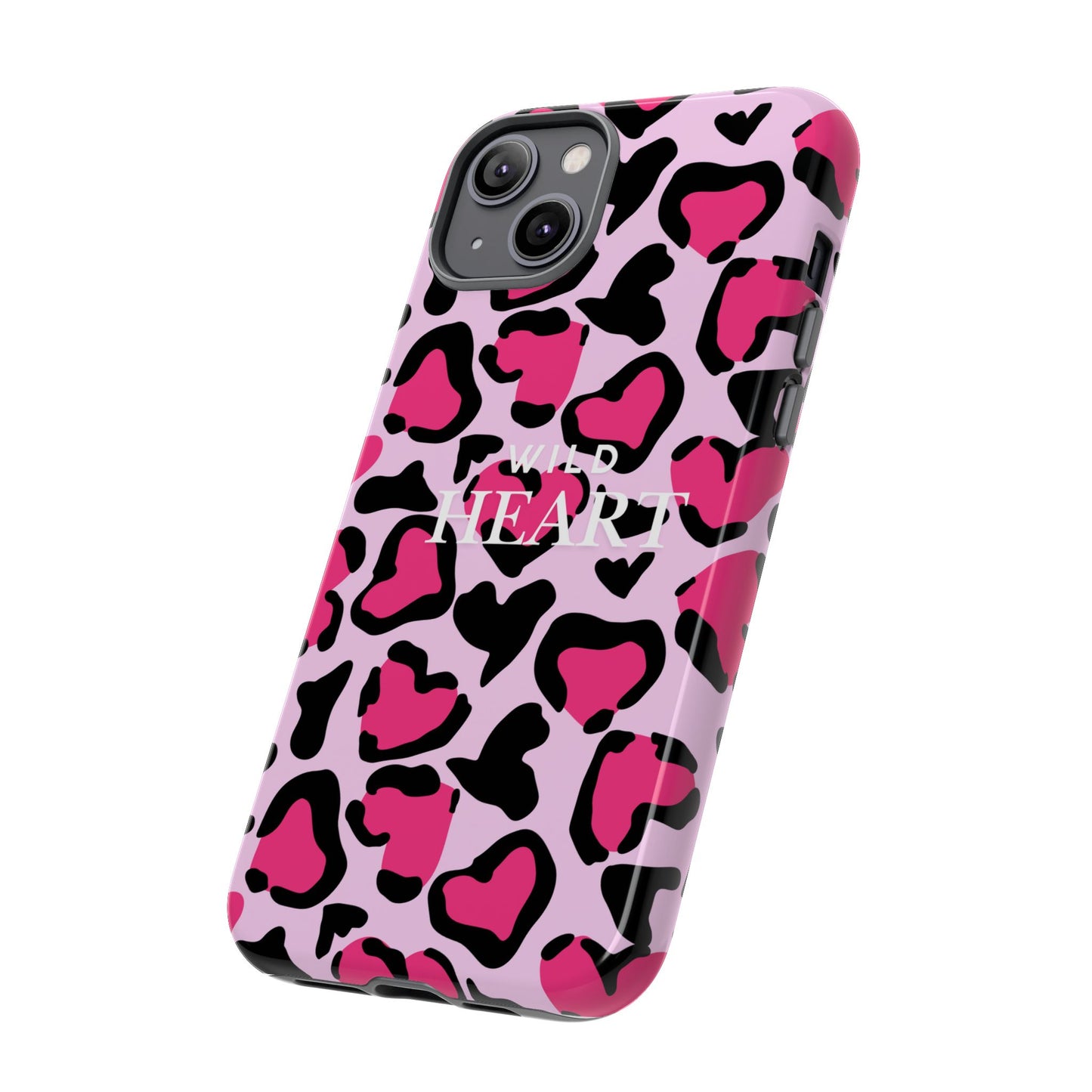 Heart Print Tough Phone Case – Collection Elegance Cover