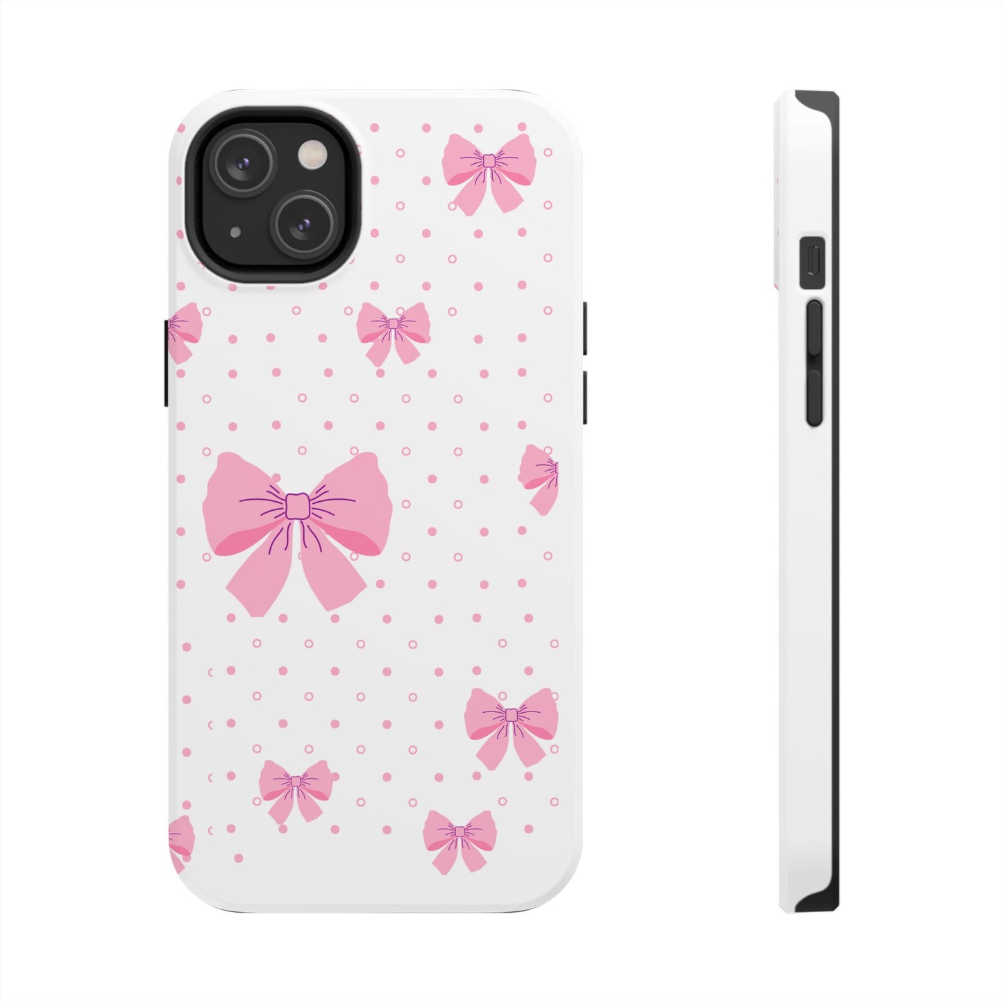 Coque téléphone Pink Bow – Collection Elegance Cover