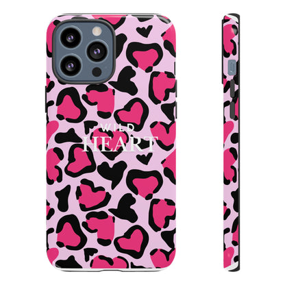 Heart Print Tough Phone Case – Collection Elegance Cover