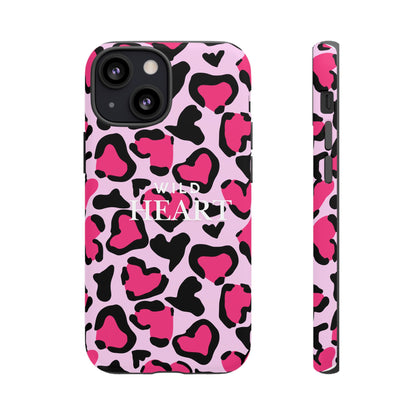 Heart Print Tough Phone Case – Collection Elegance Cover