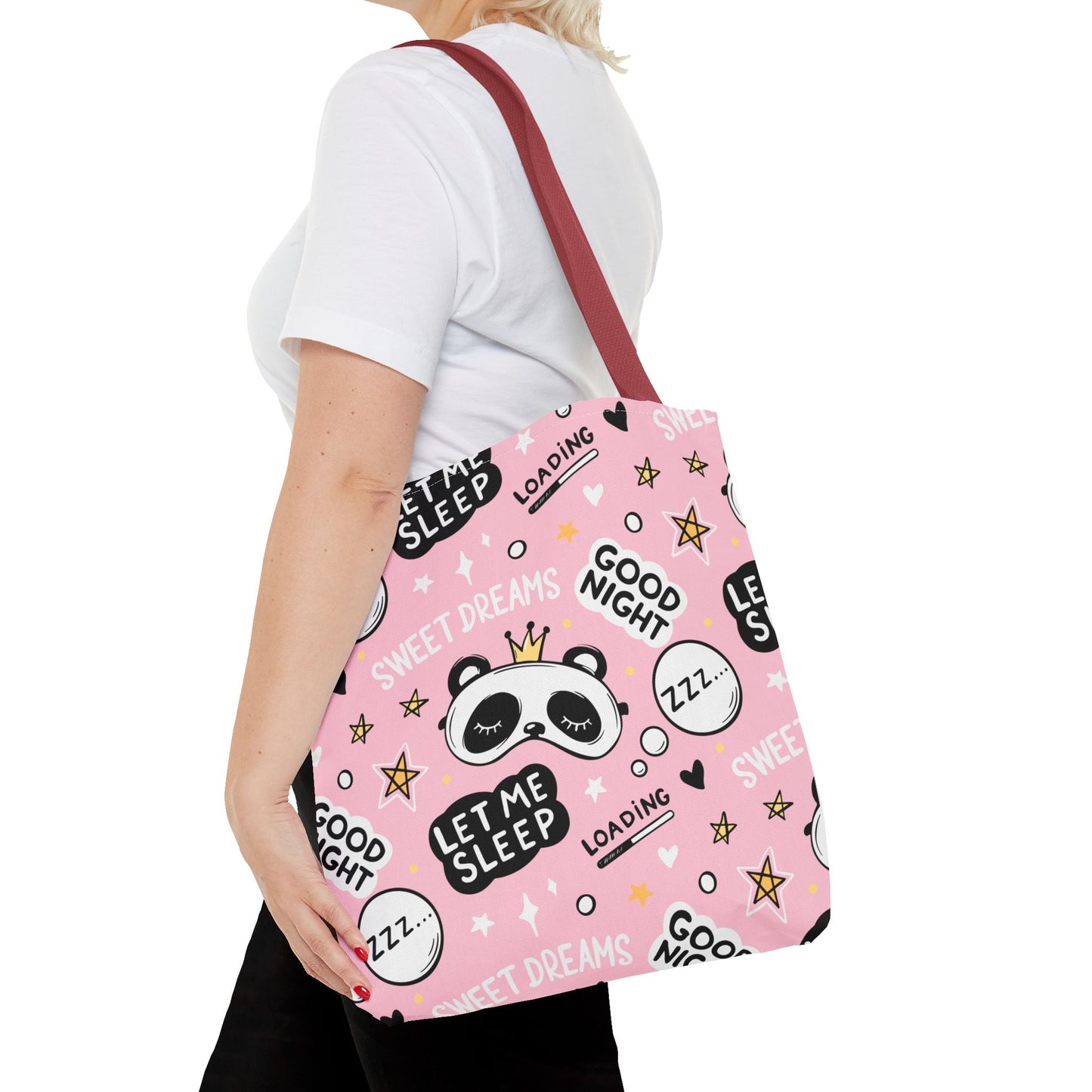 Sweet Dreams Panda Tote Bag – Collection Elegance Bags
