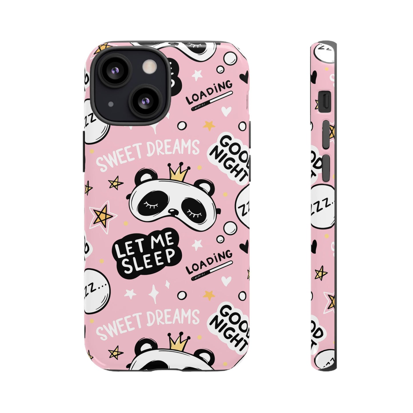 Cute Panda Phone Case | Let Me Sleep Design | Nighttime Gift, Phone Accessory, Sweet Dreams, Sleep Lovers, Fun Decor