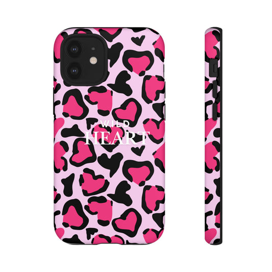 Heart Print Tough Phone Case – Collection Elegance Cover
