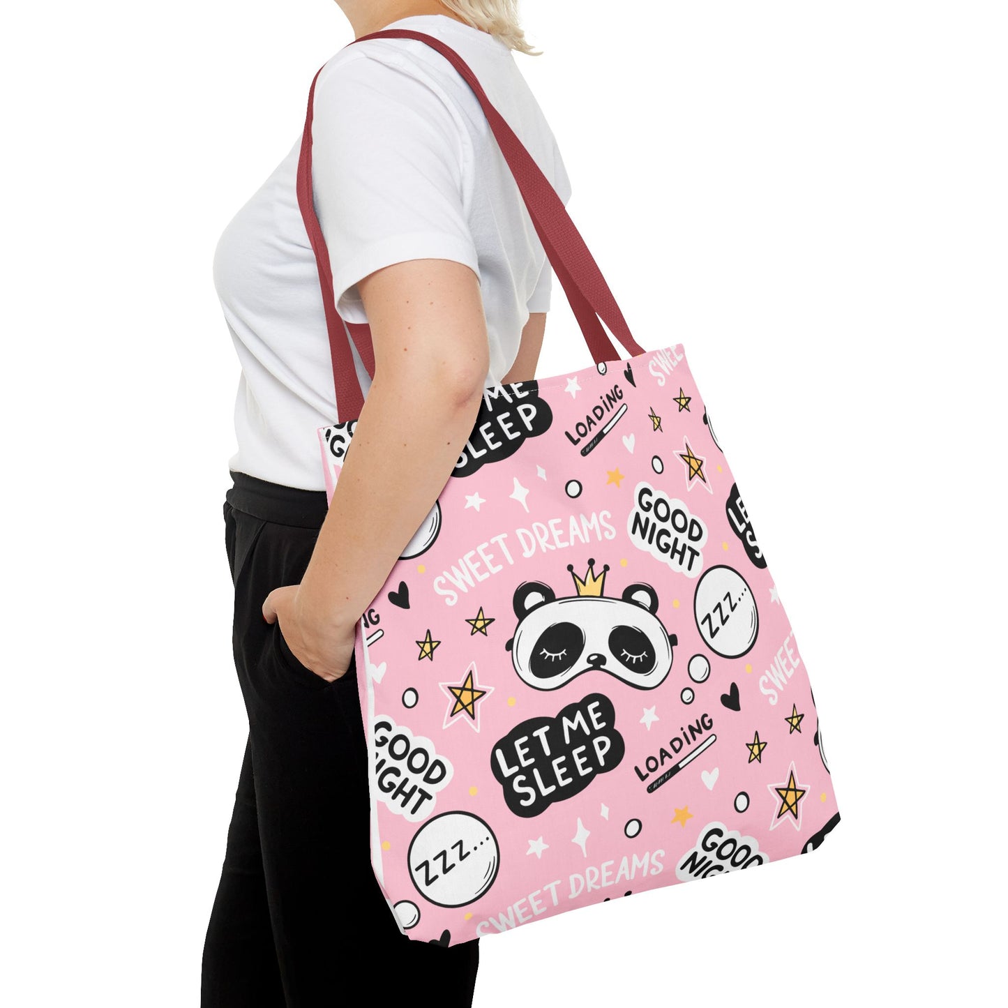 Sweet Dreams Panda Tote Bag – Collection Elegance Bags