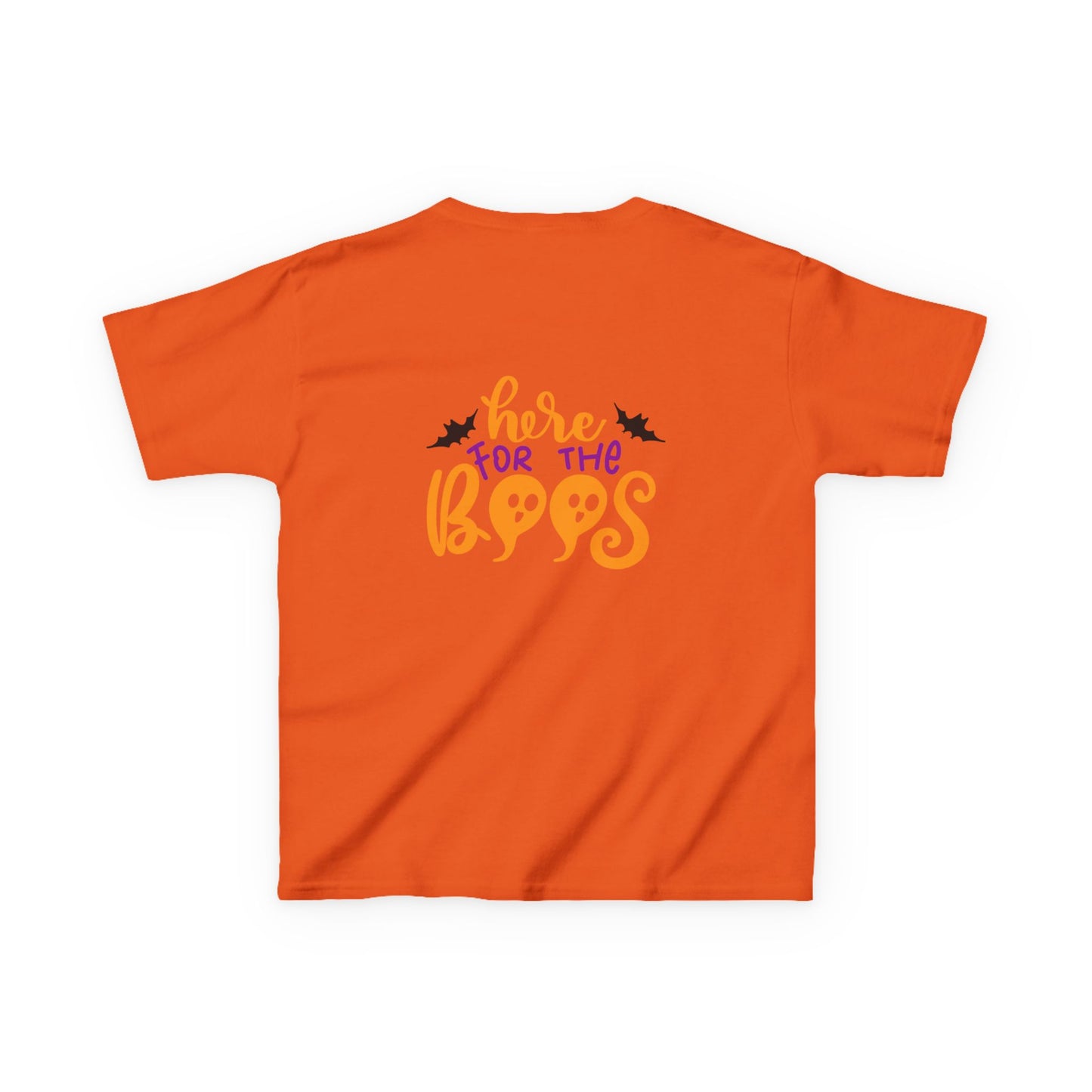 Halloween Kids Tee – "Here for the Boos" | Collection Elegance Wear Kids