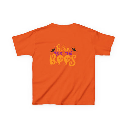 Halloween Kids Tee – "Here for the Boos" | Collection Elegance Wear Kids