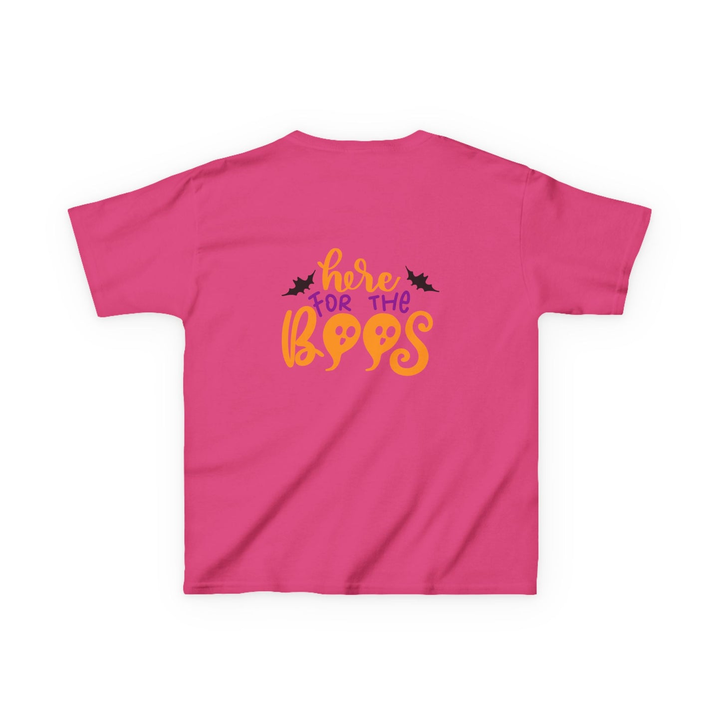 Halloween Kids Tee – "Here for the Boos" | Collection Elegance Wear Kids